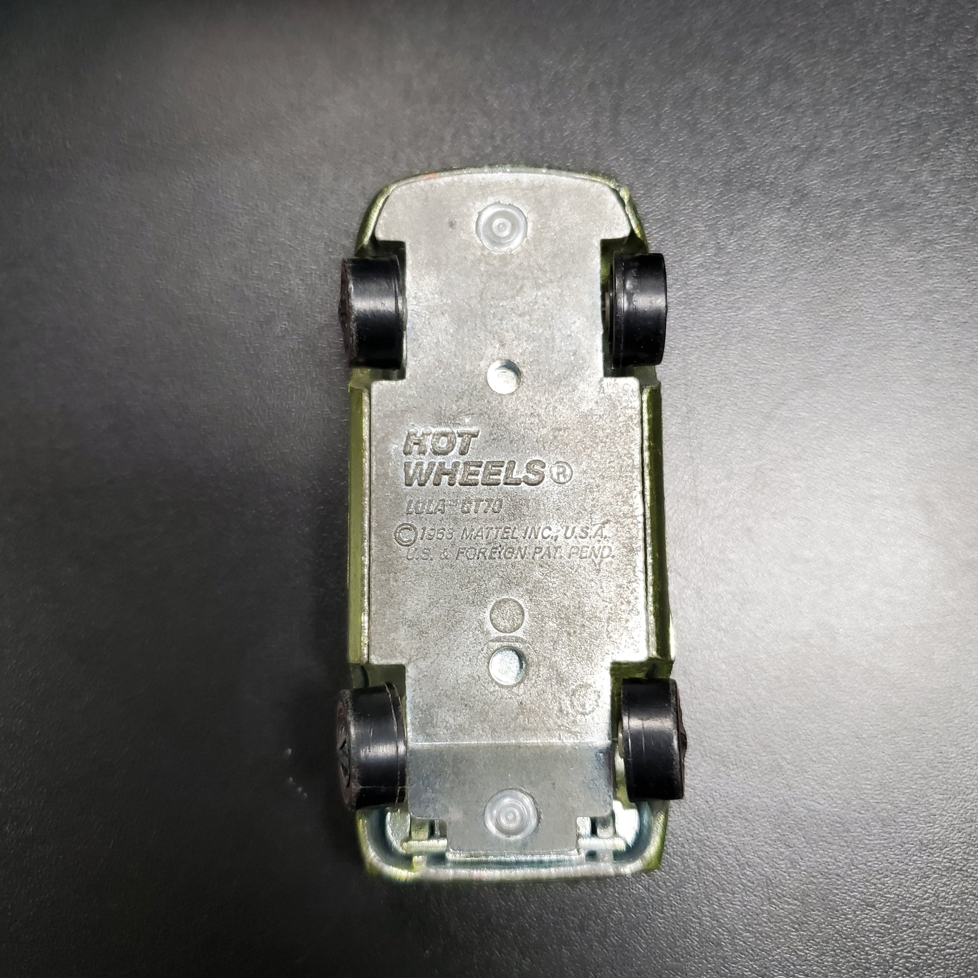 Vintage Hot Wheels Redline 1969 Lola GT70 US Antifreeze Green Made in USA - House of Cars Virginia