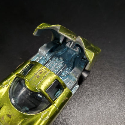 Vintage Hot Wheels Redline 1969 Lola GT70 US Antifreeze Green Made in USA - House of Cars Virginia