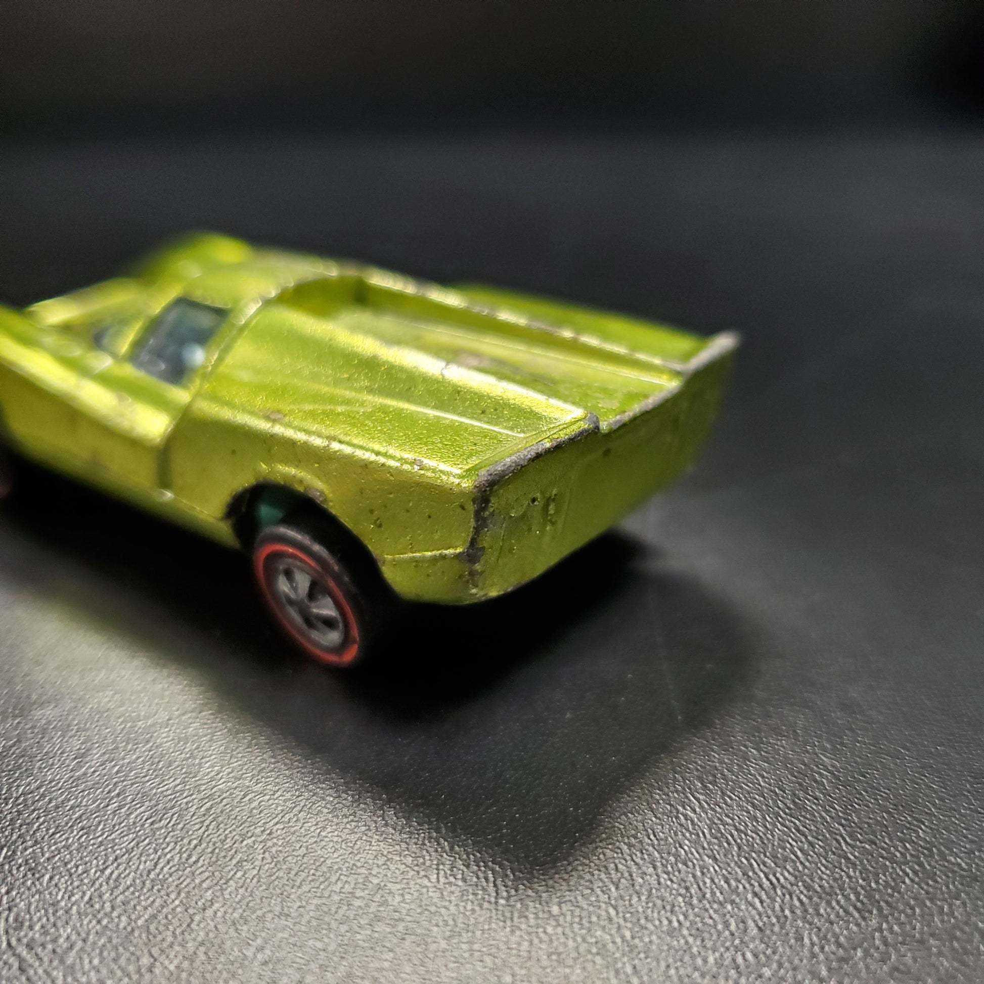 Vintage Hot Wheels Redline 1969 Lola GT70 US Antifreeze Green Made in USA - House of Cars Virginia