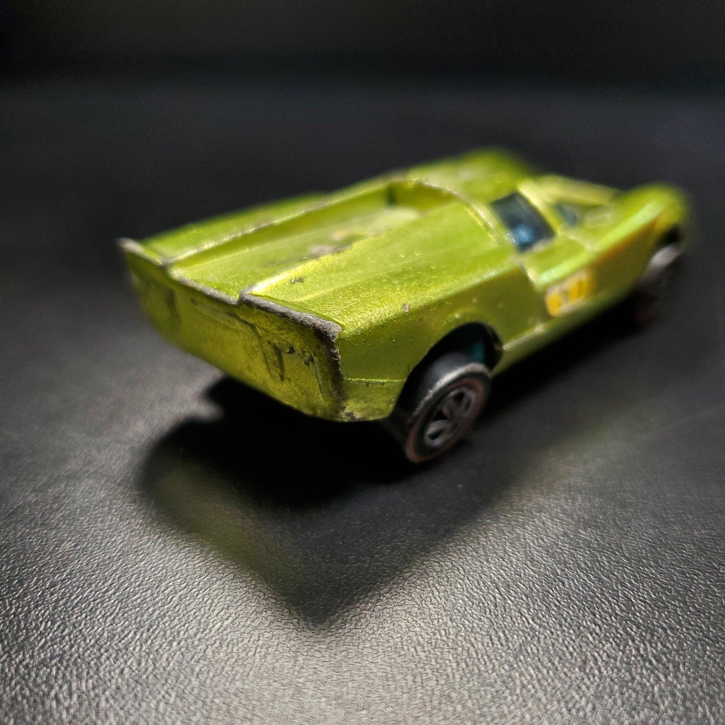 Vintage Hot Wheels Redline 1969 Lola GT70 US Antifreeze Green Made in USA - House of Cars Virginia