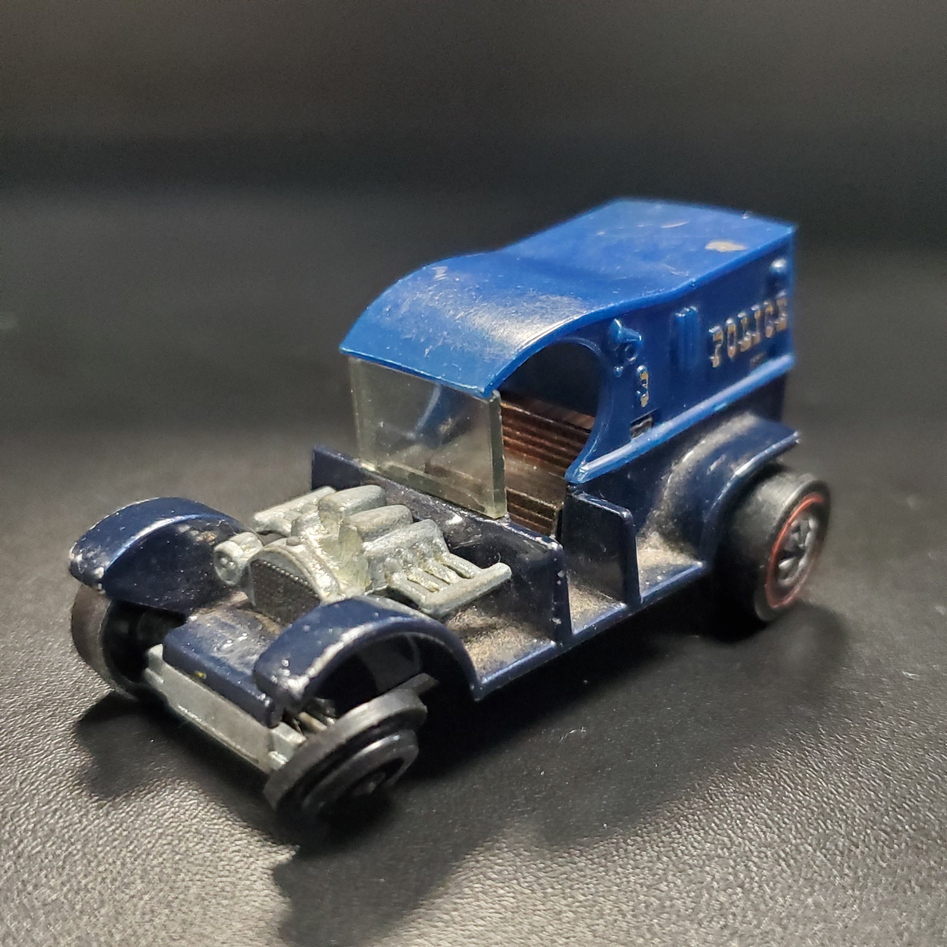 Vintage Hot Wheels Redline 1970 Paddy Wagon US Dark Blue Enamel Made in USA - House of Cars Virginia