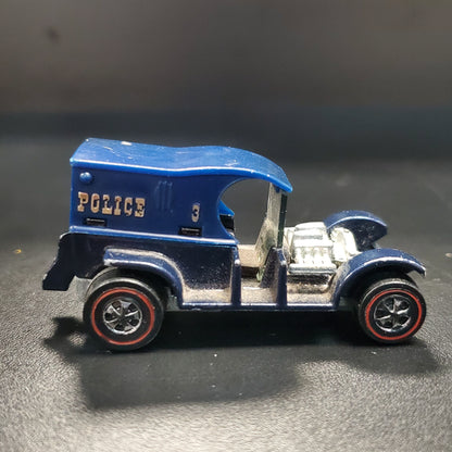Vintage Hot Wheels Redline 1970 Paddy Wagon US Dark Blue Enamel Made in USA - House of Cars Virginia