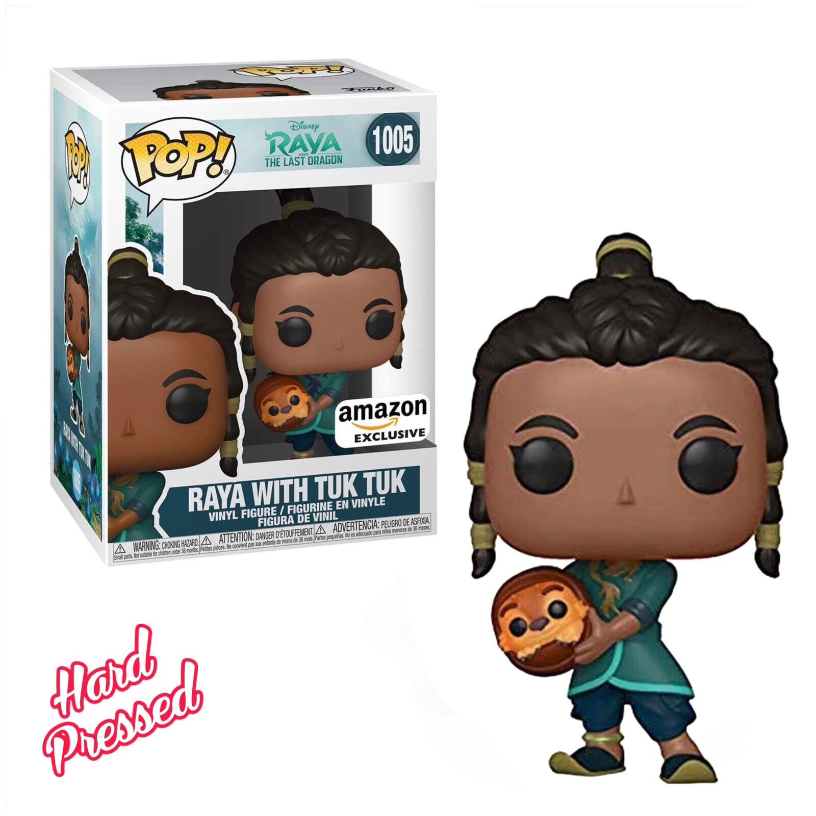 Funko POP! Disney Raya & the Last Dragon with Tuk Tuk #1005 Amazon Exc ...