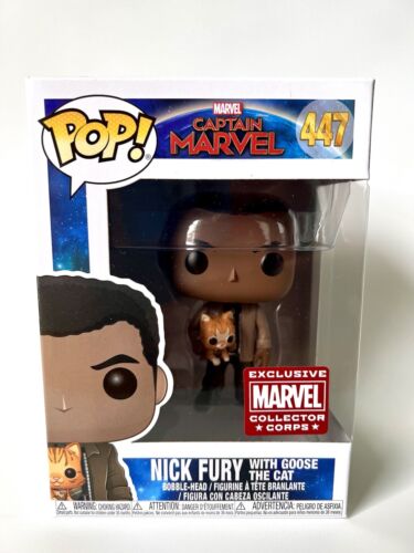 Nick Fury With Goose The Cat Funko Pop - House of Cars Virginia