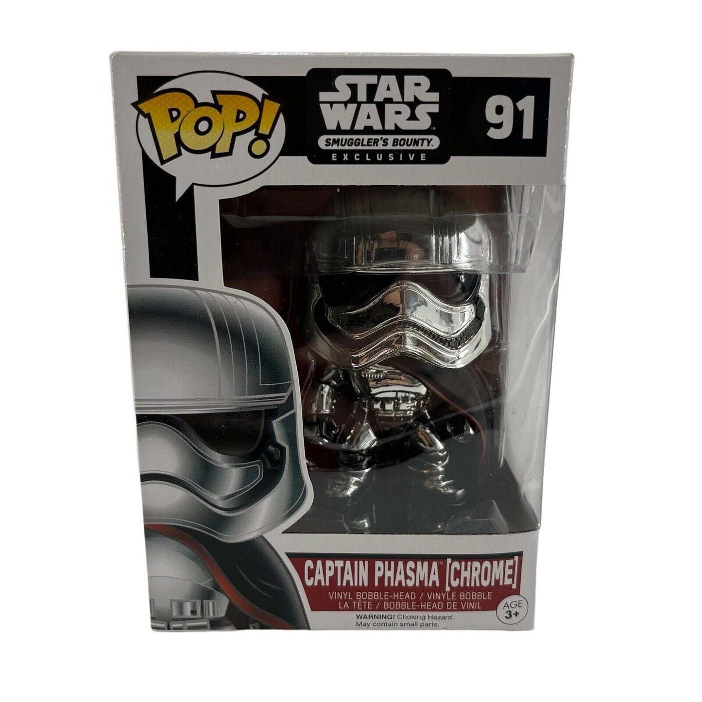 Star Wars Captain Phasma Chrome POP! Smugglers Bounty Exclusive 91 - House of Cars Virginia