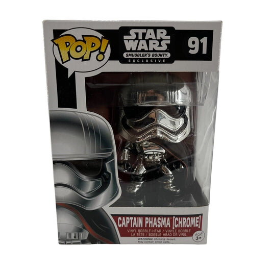 Star Wars Captain Phasma Chrome POP! Smugglers Bounty Exclusive 91 - House of Cars Virginia