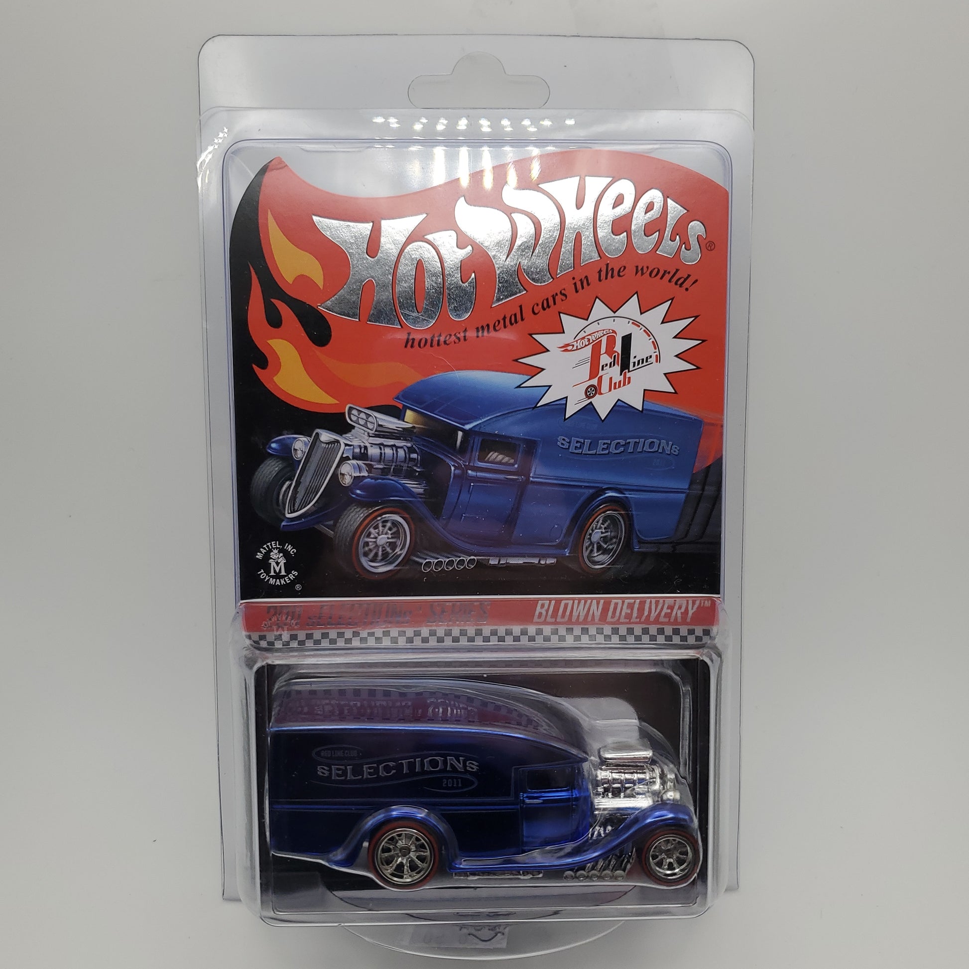 2011 Hot Wheels RLC Redline Club Selections Blown Delivery Blue - House of Cars Virginia