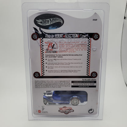 2011 Hot Wheels RLC Redline Club Selections Blown Delivery Blue - House of Cars Virginia