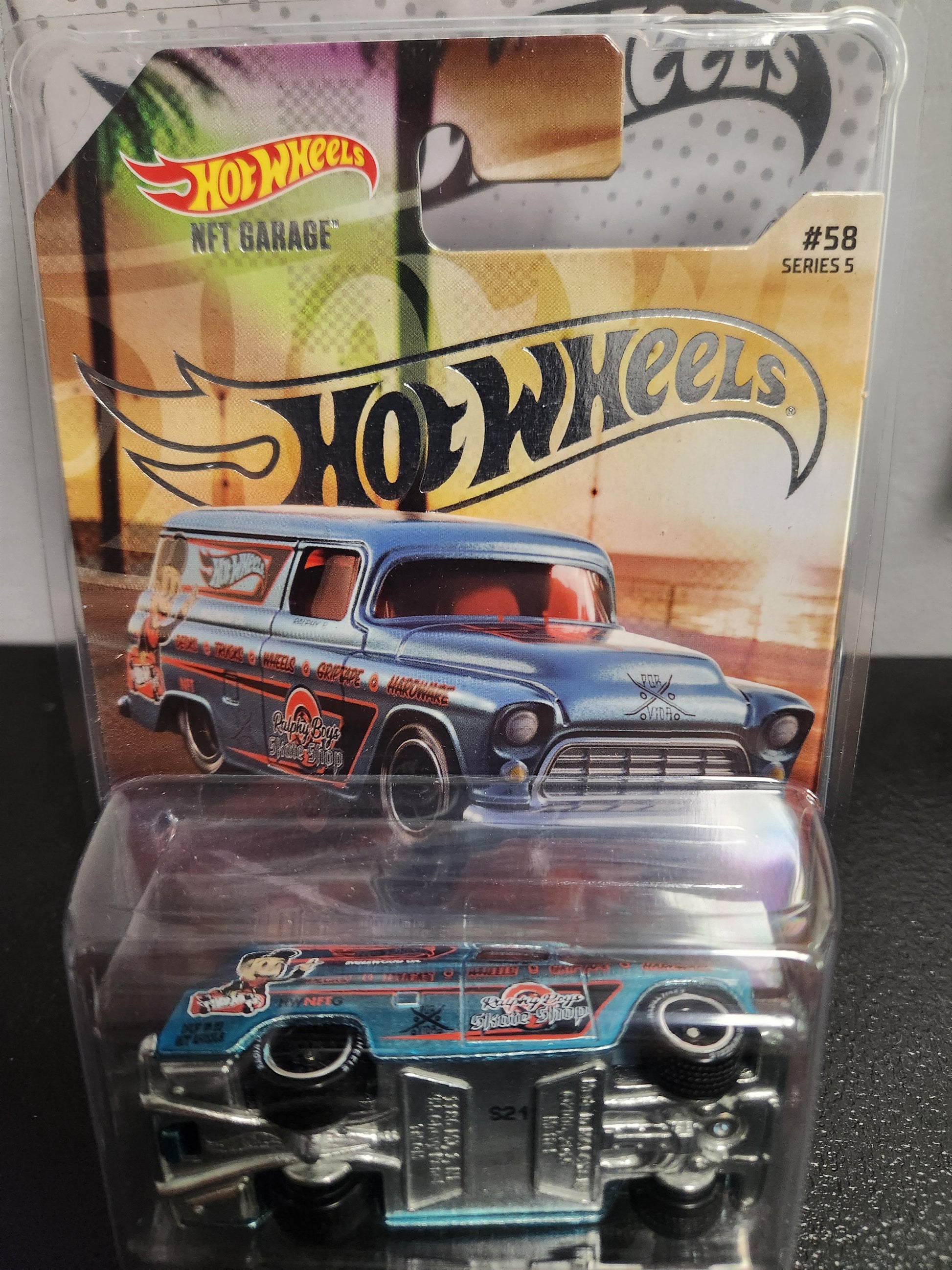 Hot Wheels NFTH Garage Series 5 HW Sunset Cruisers '55 Chevy Panel - House of Cars Virginia