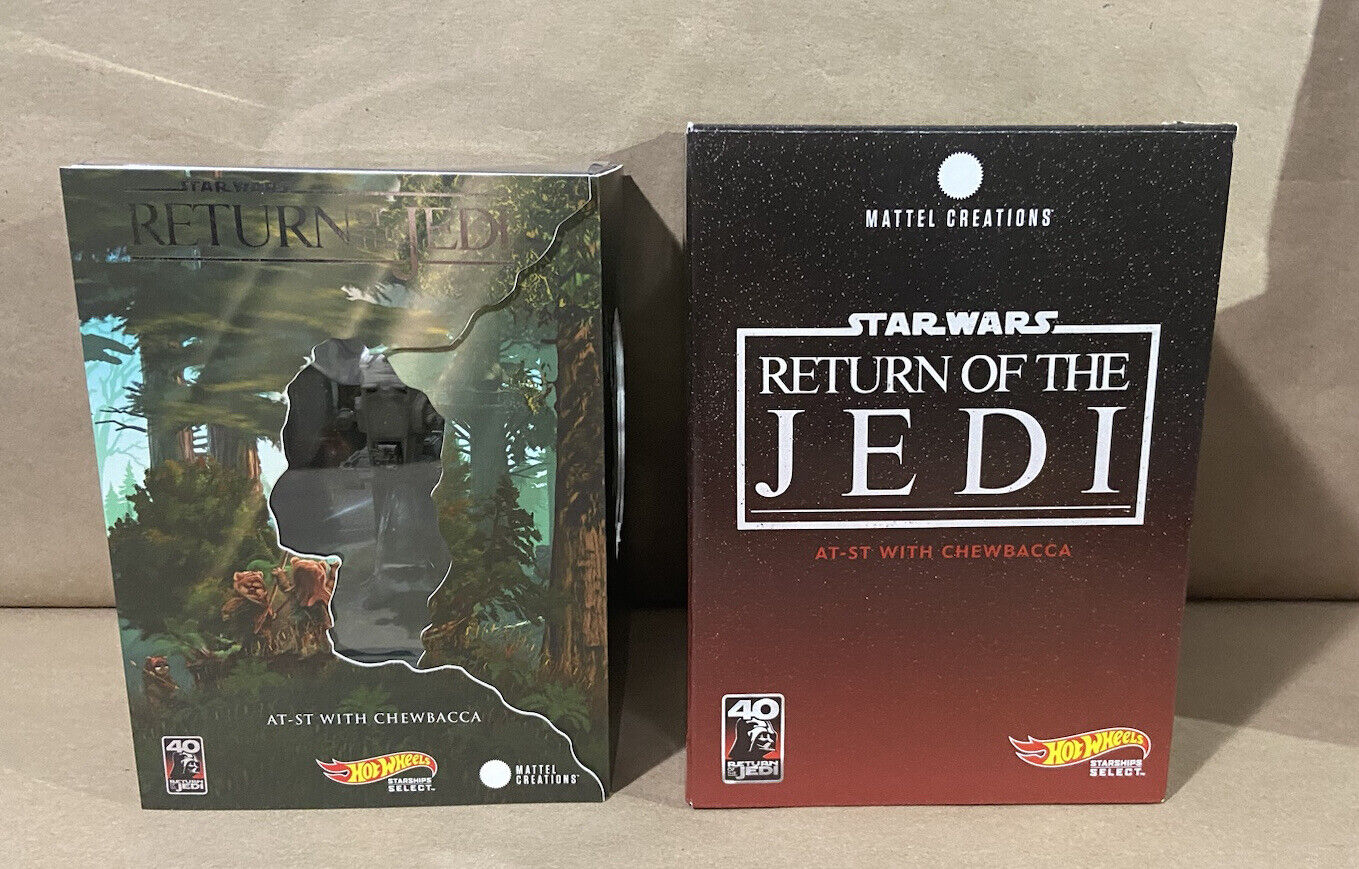 SDCC 2023 Exclusive Star Wars Hot Wheels AT-ST & Chewbacca Return of The Jedi - House of Cars Virginia