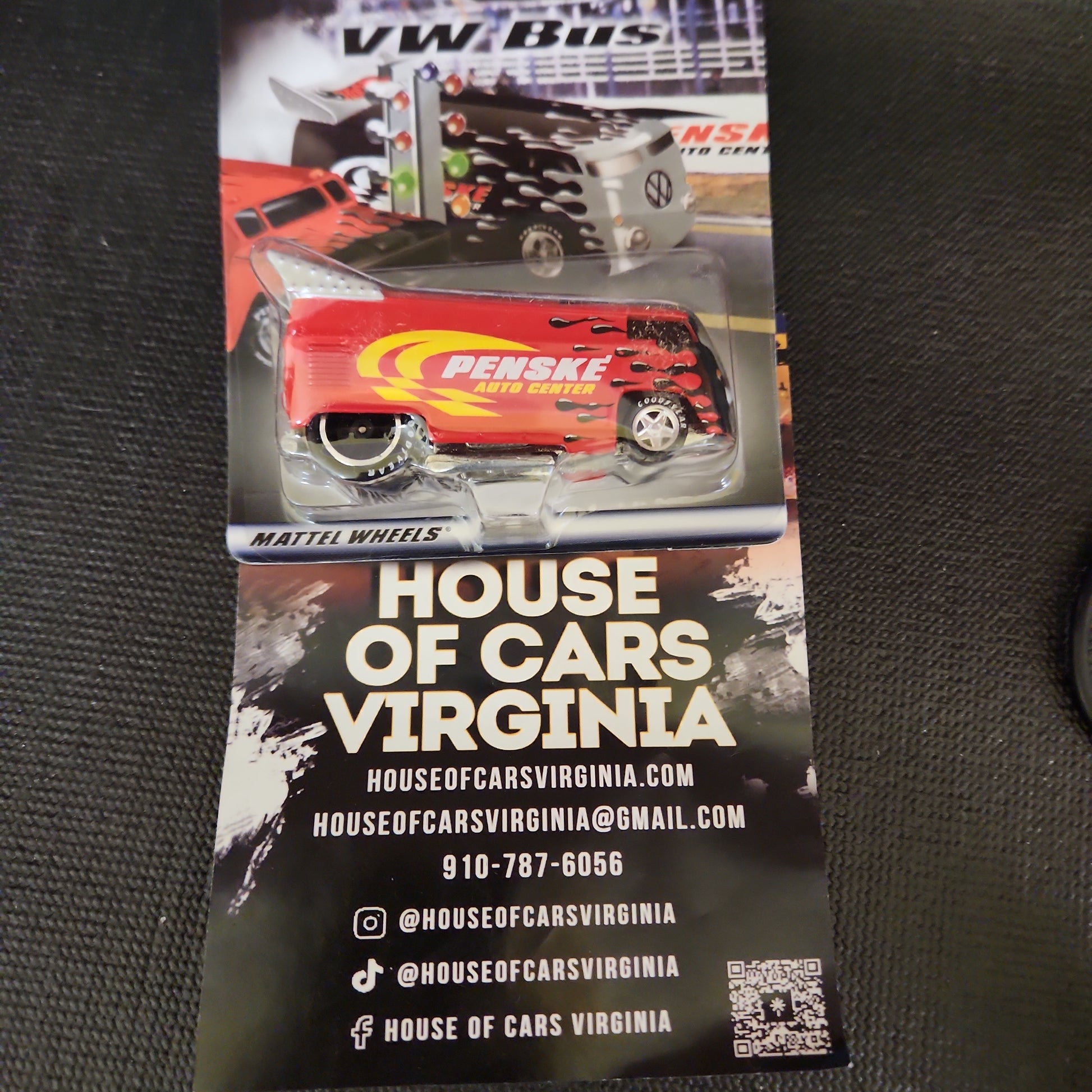 Hot Wheels Limited Edition Penske Auto Red Volkswagen VW Drag Bus - House of Cars Virginia