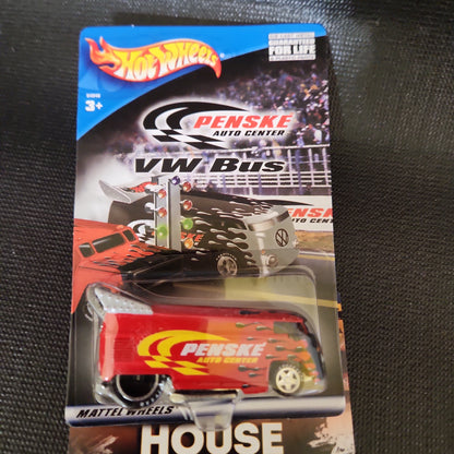 Hot Wheels Limited Edition Penske Auto Red Volkswagen VW Drag Bus - House of Cars Virginia