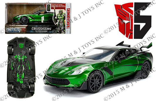 Jada 1:24 2016 Chevrolet Corvette Stingray – Crosshairs – Transformers – Metals - House of Cars Virginia