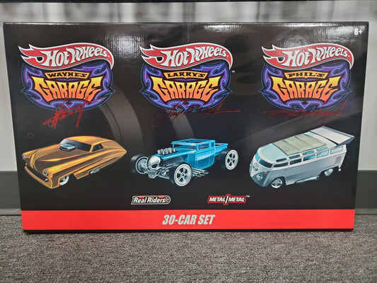 Hot Wheels Larry's Phil's Wayne's Garage 30 Car Set NIB 2010 - House of Cars Virginia