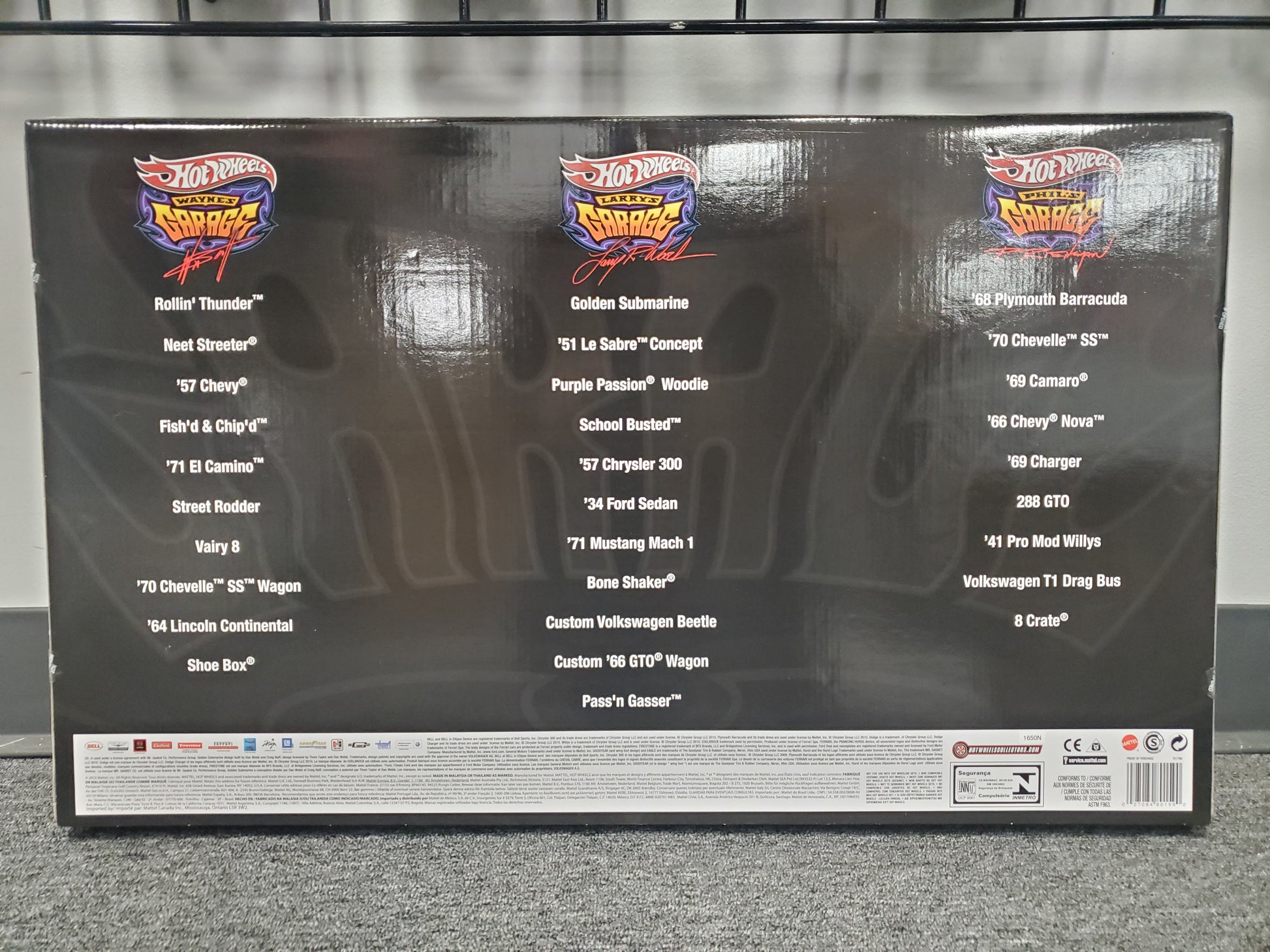 Hot Wheels Larry's Phil's Wayne's Garage 30 Car Set NIB 2010 - House of Cars Virginia