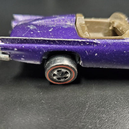 Hot Wheels Redline 1968 Classic 57 T-Bird PURPLE w/brown interior Unrestored Original Loose Car - House of Cars Virginia