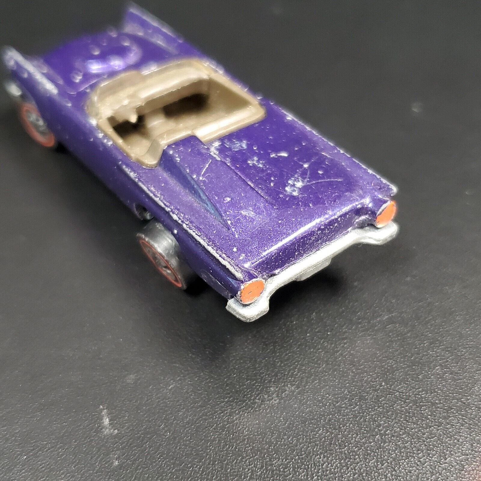 Hot Wheels Redline 1968 Classic 57 T-Bird PURPLE w/brown interior Unrestored Original Loose Car - House of Cars Virginia