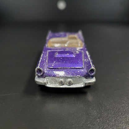 Hot Wheels Redline 1968 Classic 57 T-Bird PURPLE w/brown interior Unrestored Original Loose Car - House of Cars Virginia