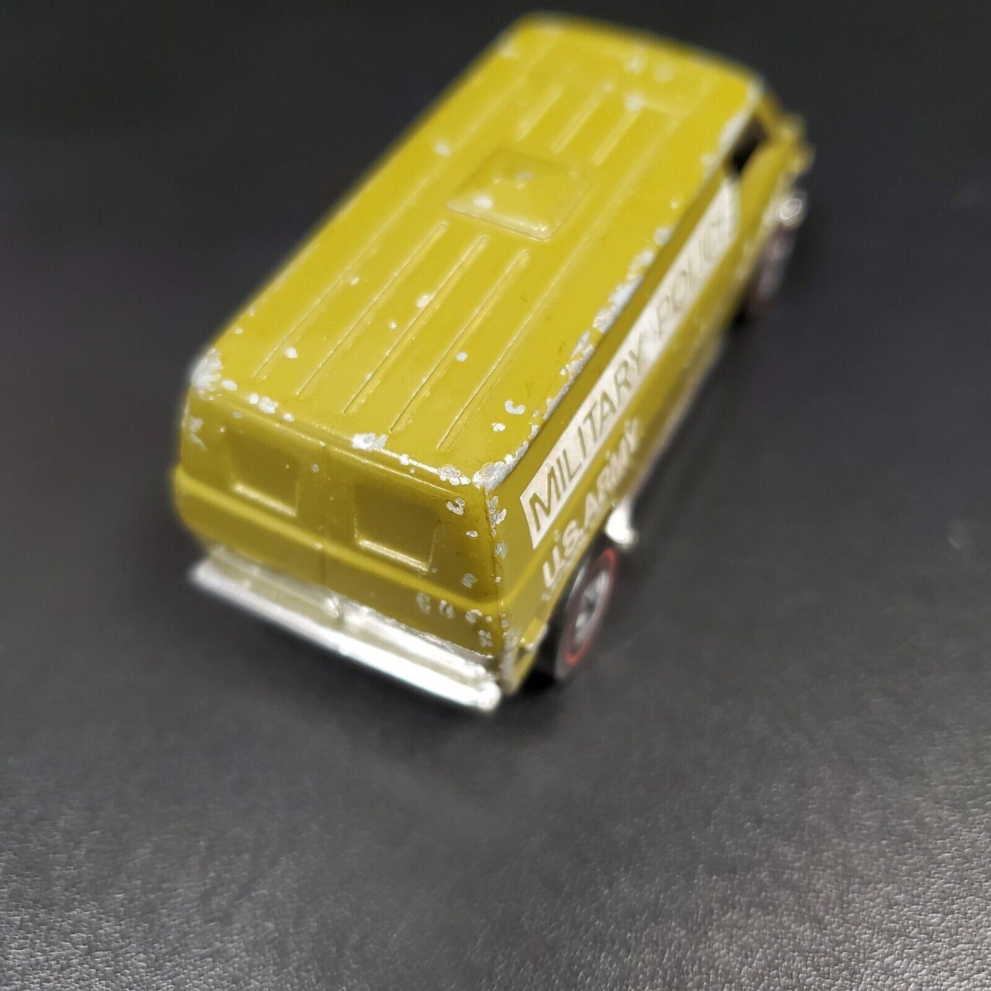 Vintage Hot Wheels Redline 1974 US Army MP Military Police Super Van Green - House of Cars Virginia