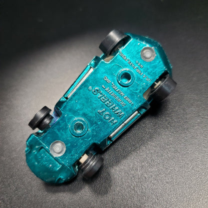Vintage Hot Wheels Redline Silhouette 1968 Aqua Blue/Green US White Int. - House of Cars Virginia