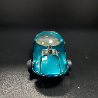 Vintage Hot Wheels Redline Silhouette 1968 Aqua Blue/Green US White Int. - House of Cars Virginia