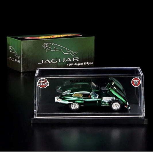 1964 Jaguar E-Type Green Sealed 2023 Hot Wheels RLC Exclusive Diecast 1:64 - House of Cars Virginia