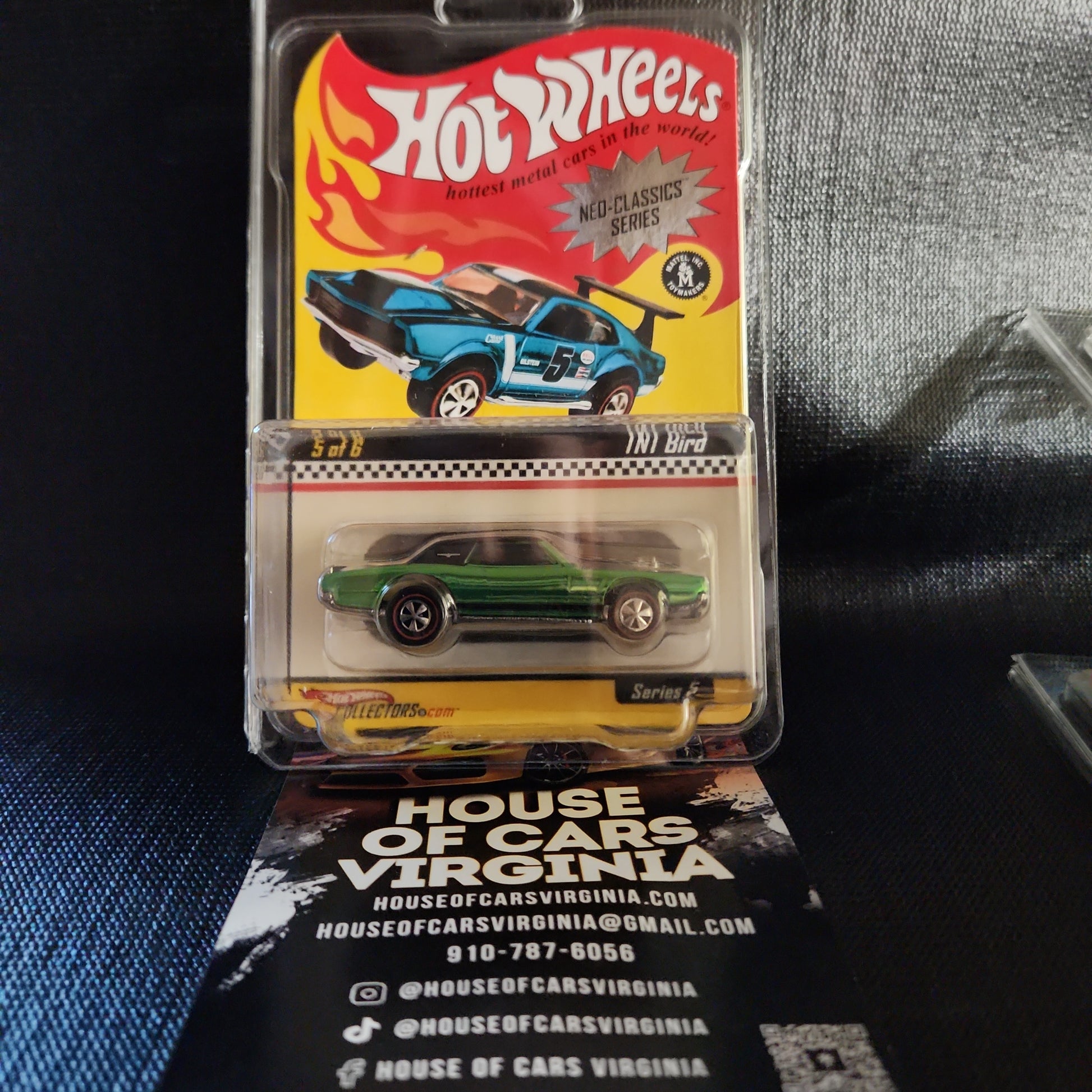 Hot Wheels 2006 Red Line Club RLC Neo-Classics Series 5 TNT Bird - House of Cars Virginia