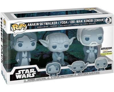 Funko POP! Star Wars - Anakin Skywalker/Yoda/Obi-Wan Kenobi Endor (3 Pack)