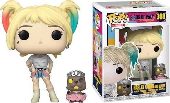 Funko POP! DC Birds Of Prey - Harley Quinn And Beaver #308