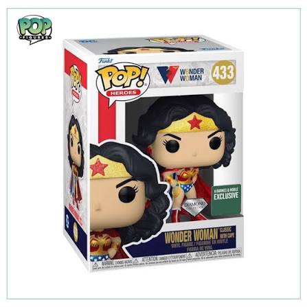 Funko POP! Wonder Woman - Wonder Woman Classic With Cape #433