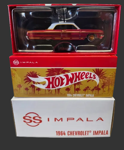 Hot Wheels Red Line Club 1964 Chevrolet Impala In Red - House of Cars Virginia