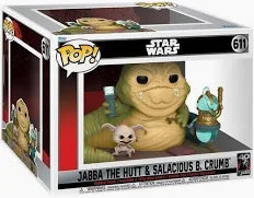 Funko POP! Star Wars - Jabba the Hutt & Salacious B. Crumb #611