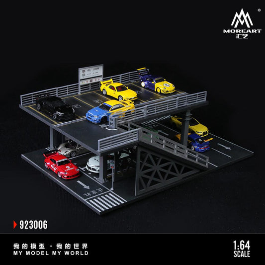More Art Steel Structure Platform Parking Scene Diorama 923006