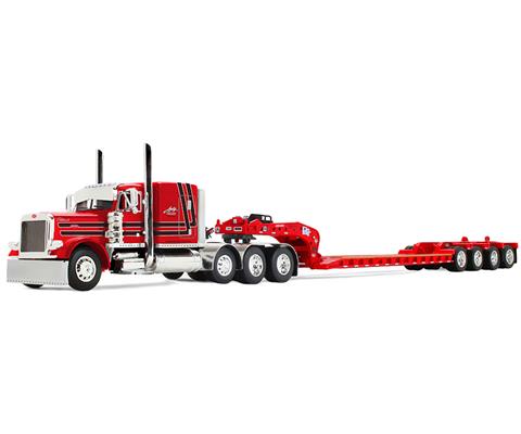 Anty Trucking & Rigging - Peterbilt Model 379 Tractor with 63" Flat Top Sleeper and Fontaine Magnitude Lowboy Trailer with Fliptail