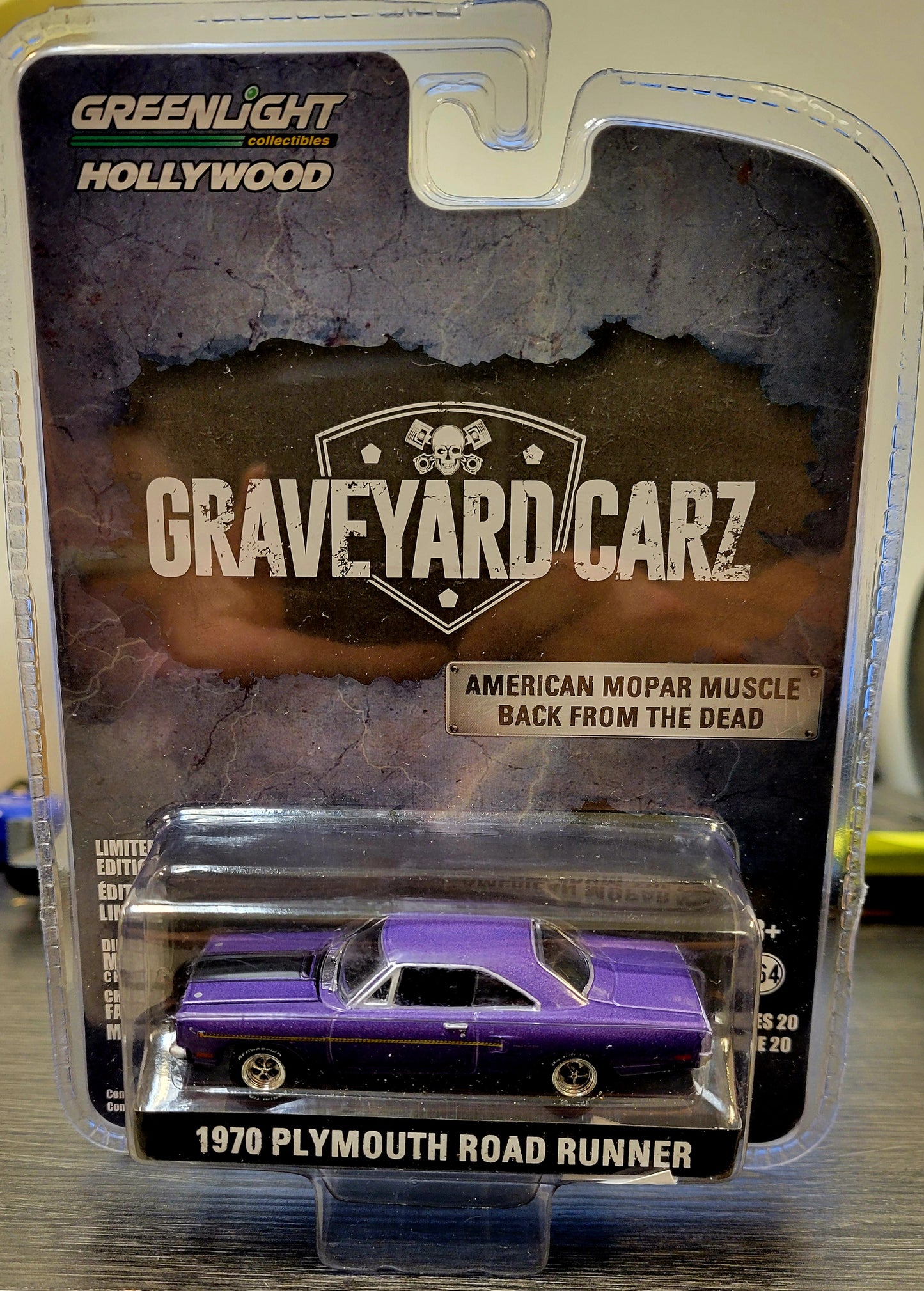 GREENLIGHT 1970 Plymouth ROAD RUNNER GRAVEYARD CARZ Limited Edition - House of Cars Virginia