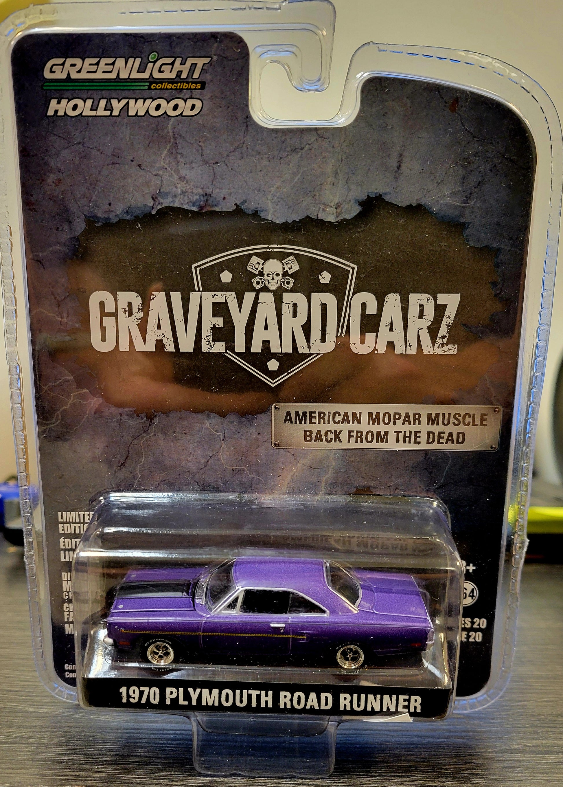 GREENLIGHT 1970 Plymouth ROAD RUNNER GRAVEYARD CARZ Limited Edition - House of Cars Virginia