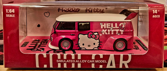 Cool Car International Hello Kitty Slammed VW Bus (Dark Pink)