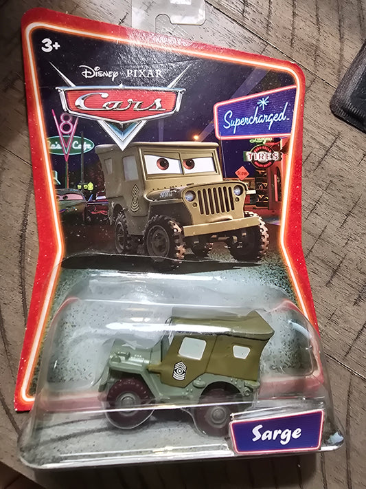 Disney Pixar Cars Sarge Supercharged Die Cast Toy Car A4 - House of Cars Virginia