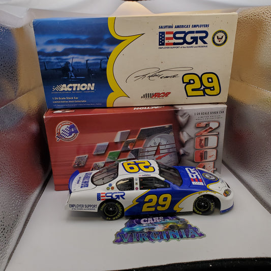 NASCAR die cast 1:24 Ricky Craven # 29 Salute to Gard and Reserve - House of Cars Virginia