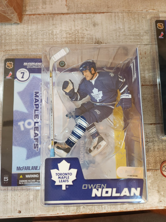 McFarlane Sports Picks Owen Nolan Toronto Maple Leafs NHL Series 7 Blue Jersey - House of Cars Virginia