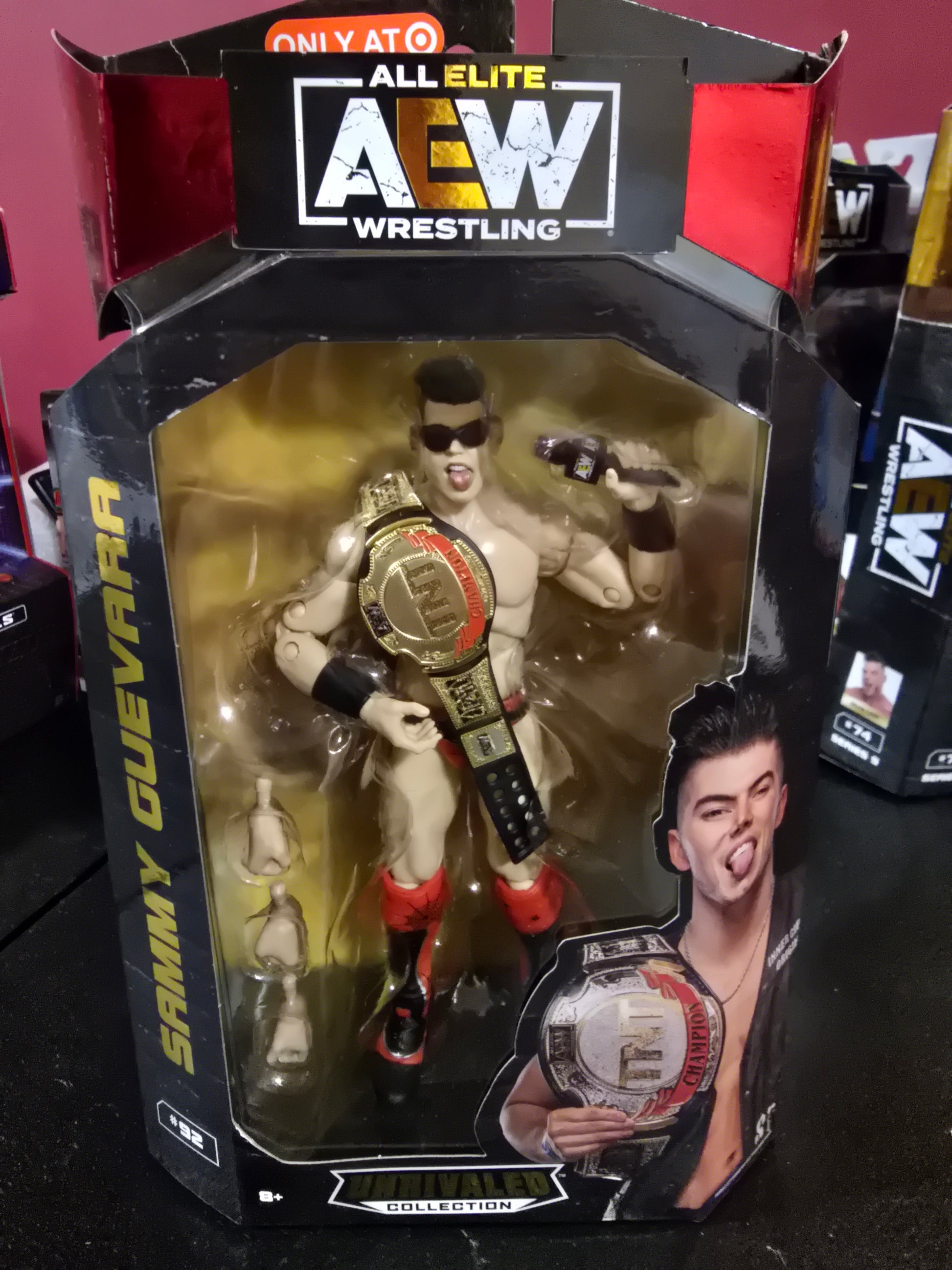 Jazwares AEW Unrivaled Series Sammy Guevara (Target Exclusive) - House of Cars Virginia
