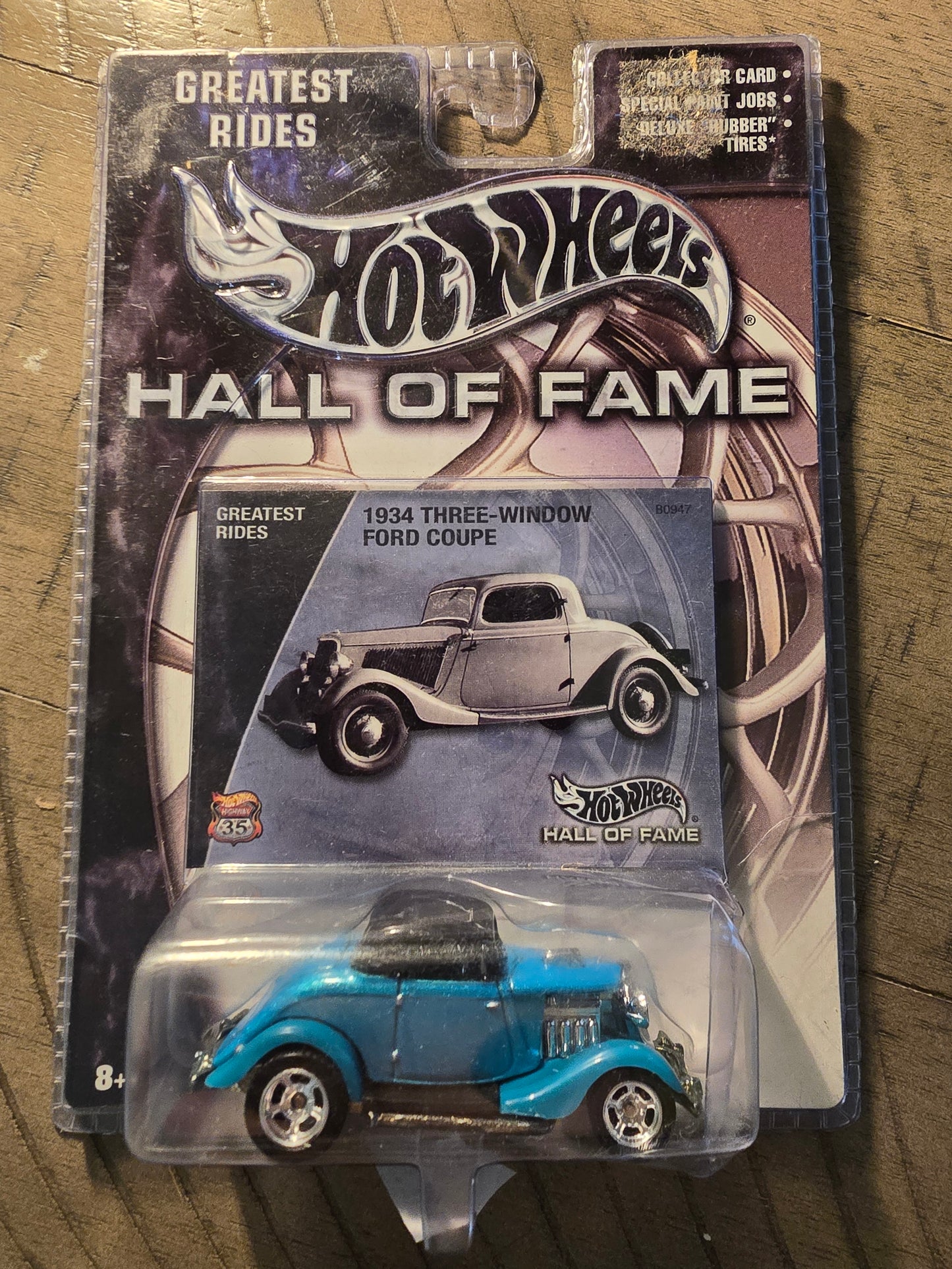HOT WHEELS 2003 HALL OF FAME LEGENDS SERIES 1934 Three Window Ford Coupe - House of Cars Virginia