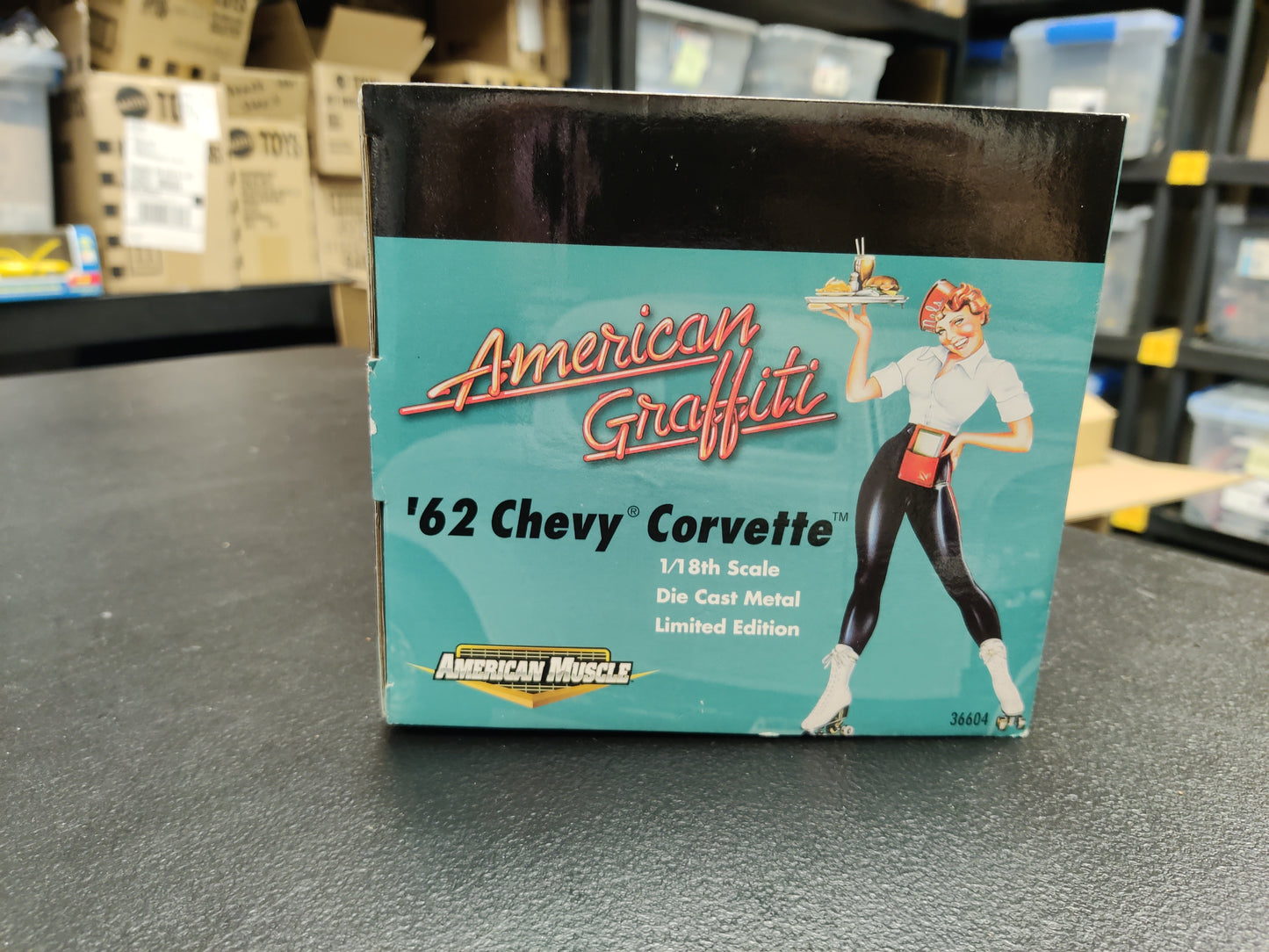 1.18 American Graffiti 1962 Chevy Corvette 