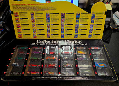 Hot Wheels 30th Anniversary Collector's Choice Box Set (slight damage to corners and some small warping but cars are intact and look good) - House of Cars Virginia