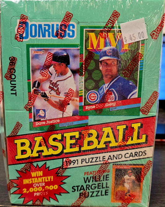 1991 Don Russ Baseball Puzzle and Cards - House of Cars Virginia