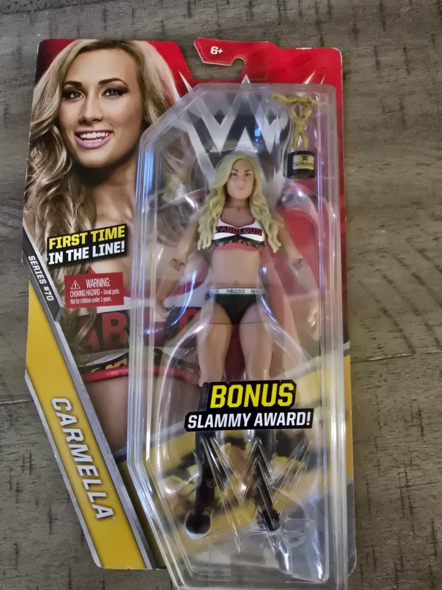 WWE Wrestling Series 70 Carmella Action Figure First Time in the Line  NEW QTY - House of Cars Virginia