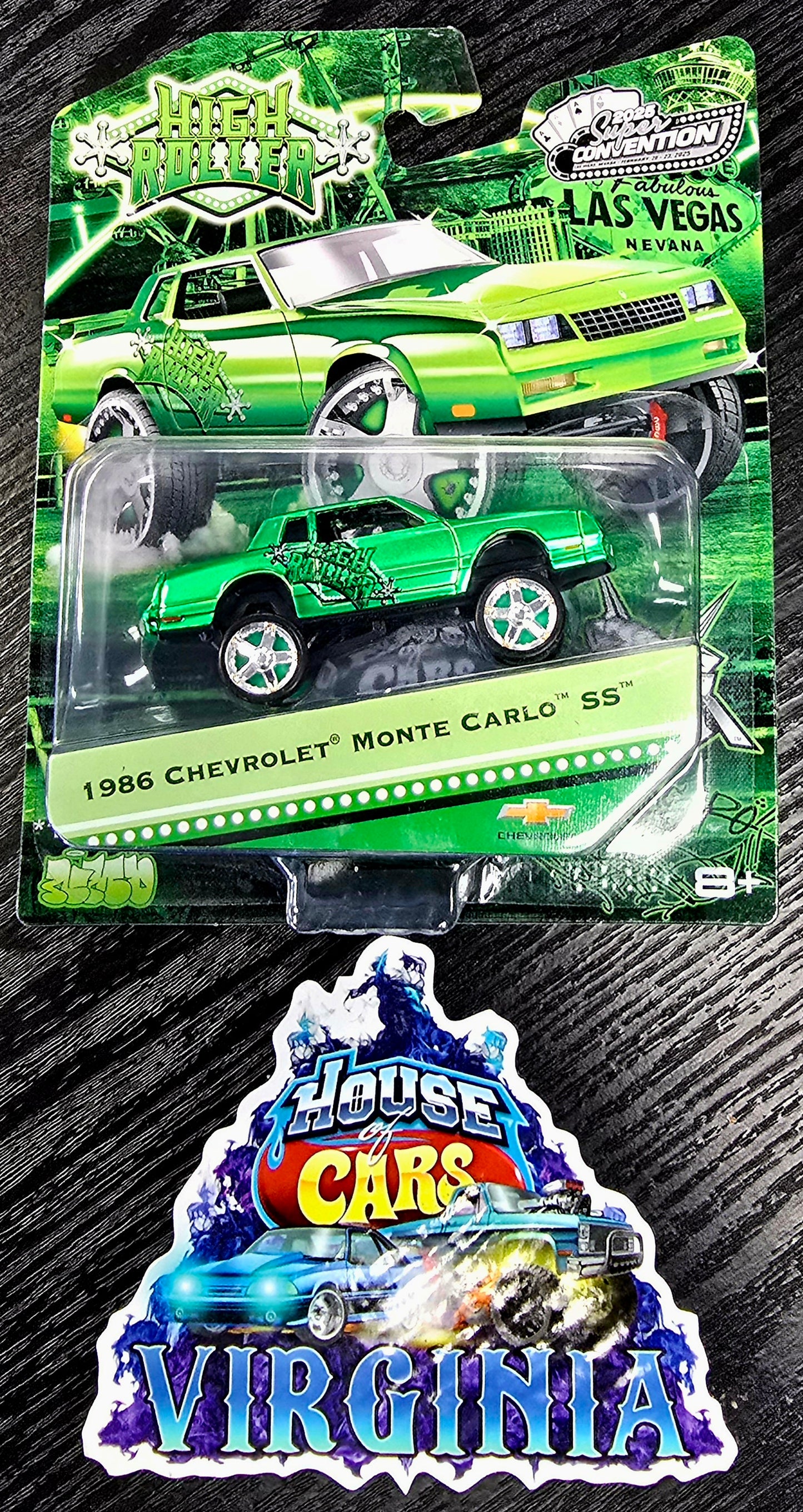 2025 Las Vegas Convention Maisto 1986 Chevrolet Monte Carlo SS High Roller - House of Cars Virginia