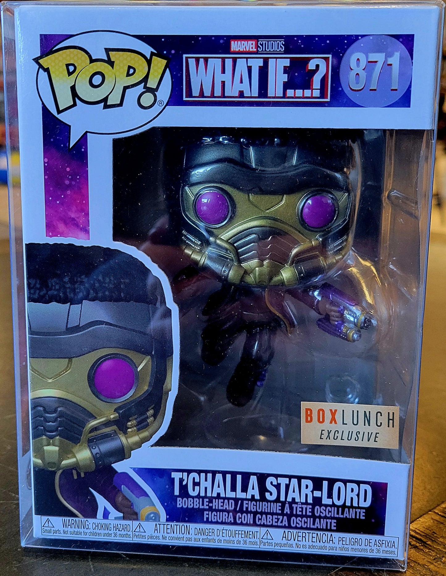 Funko Pop Marvel, What If...? T'challa Star-Lord #871 - House of Cars Virginia