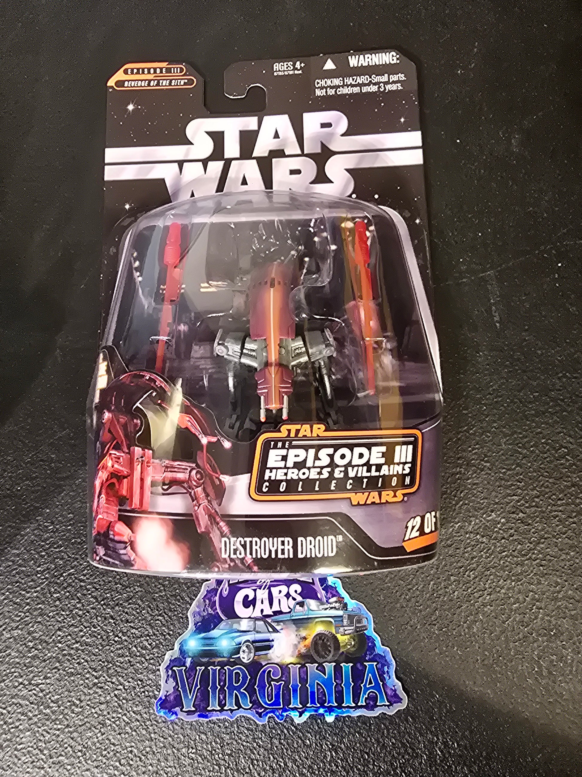 2006 Star Wars ROTS Episode III Heroes and Villians~ DESTROYER DROID #12 OF #12 - House of Cars Virginia