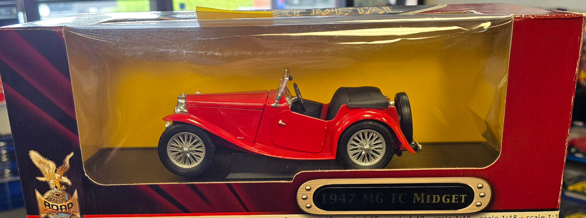 Road Signature 1:18 1947 MG TC Midget - House of Cars Virginia